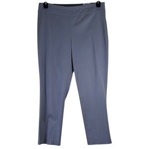 JM‎ Collection Gray Pull On Slim Leg Rivet Detail in Size 16W  NWT